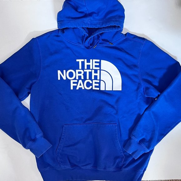 The North Face Other - THE NORTH FACE Royal Blue Pullover Hoodie Hooded Sweatshirt Shirt Men's L